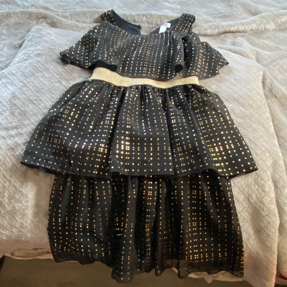 ruffled party dress